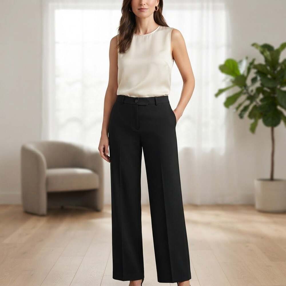 Calvin Klein Classic Fit Black Dress Pants Size 14CH/14TP
